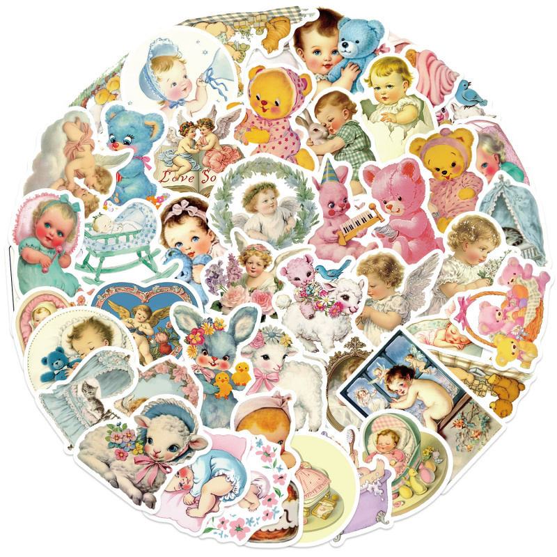 50 Stück Vintage Baby-Aufklebe – Baby Nursery Vintage Bewertung und Preis