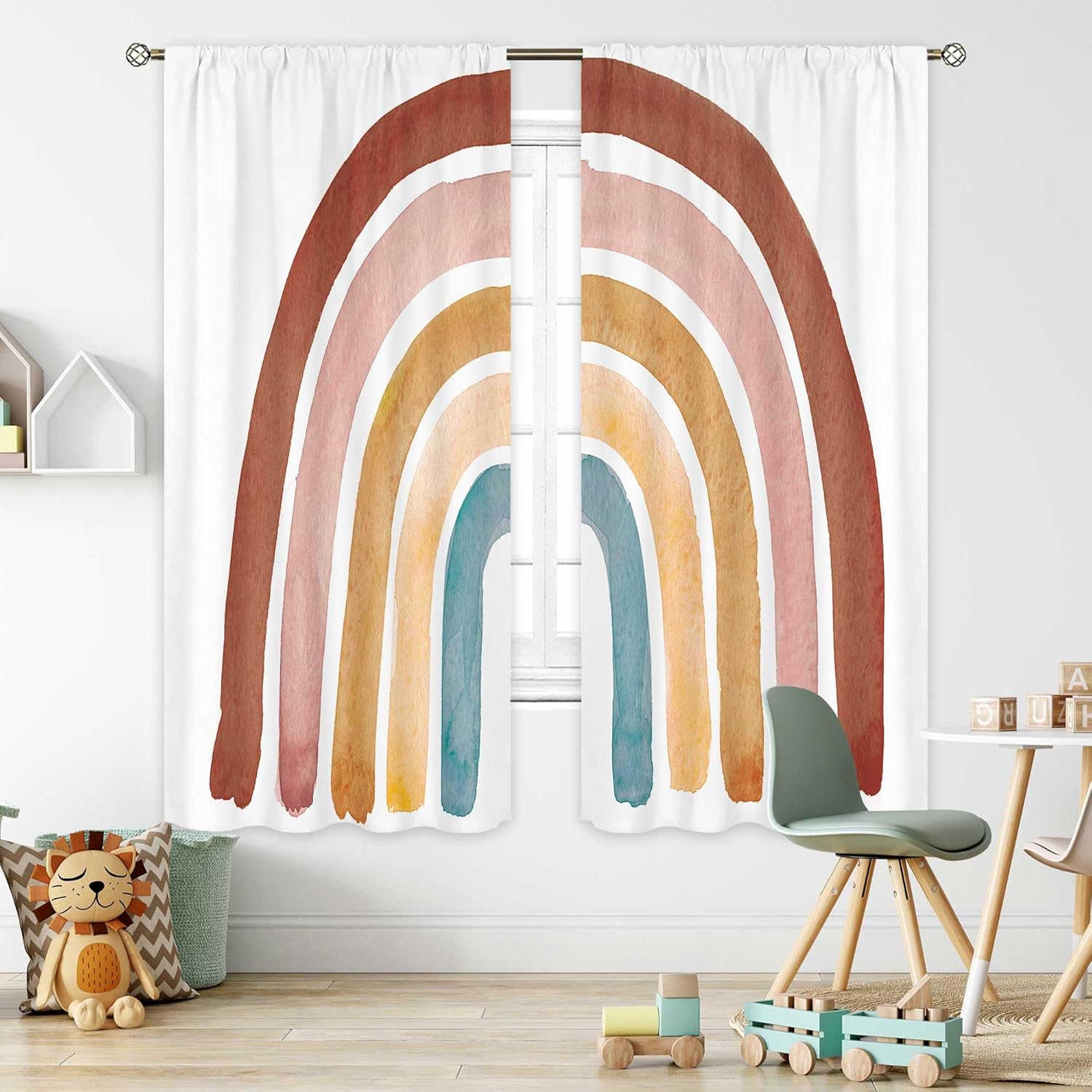 Kinder Boho Regenbogen Vorhäng – Baby Nursery Vintage Bewertung und Preis