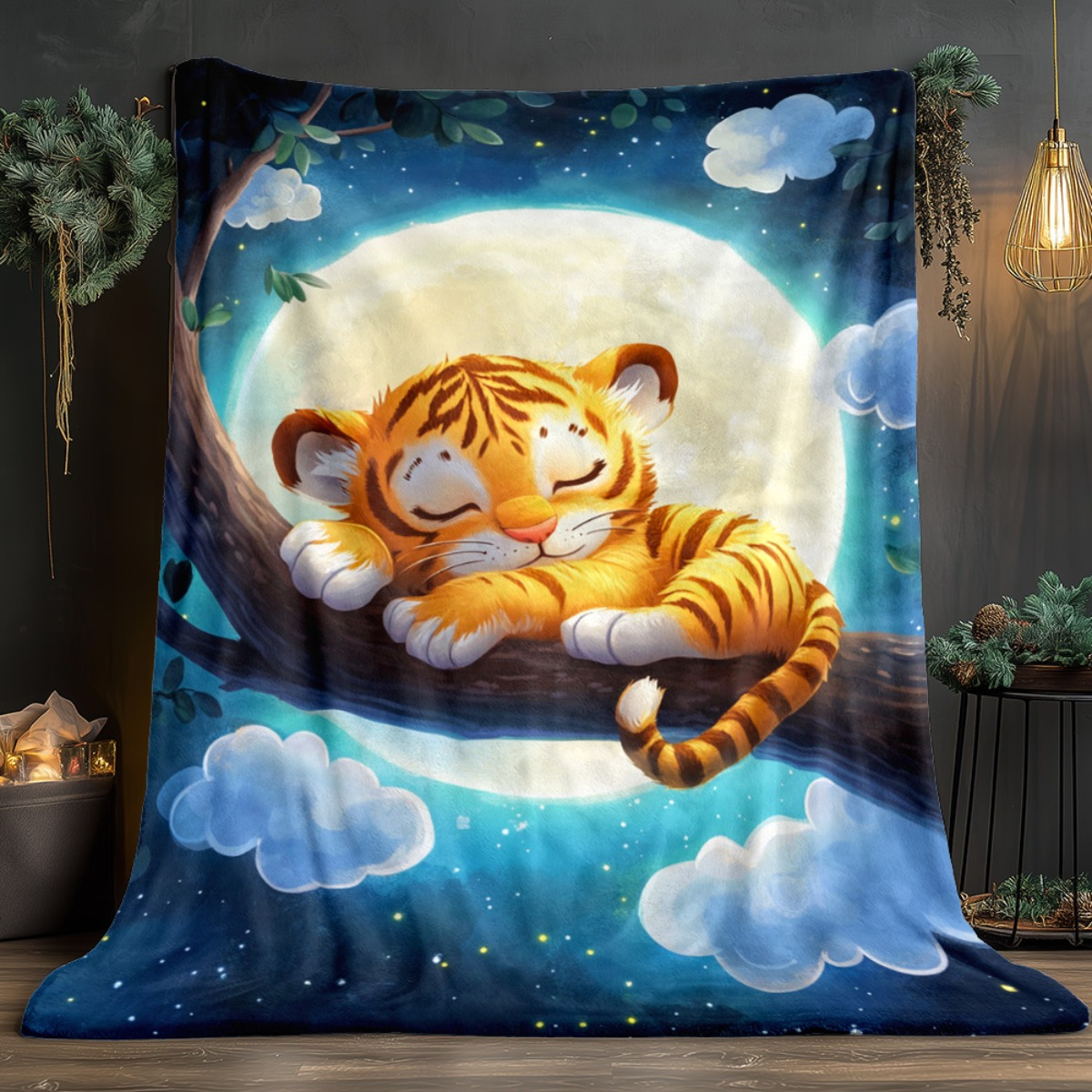 Niedlicher schlafender Tiger a – Baby Nursery Animal Theme Bewertung und Preis