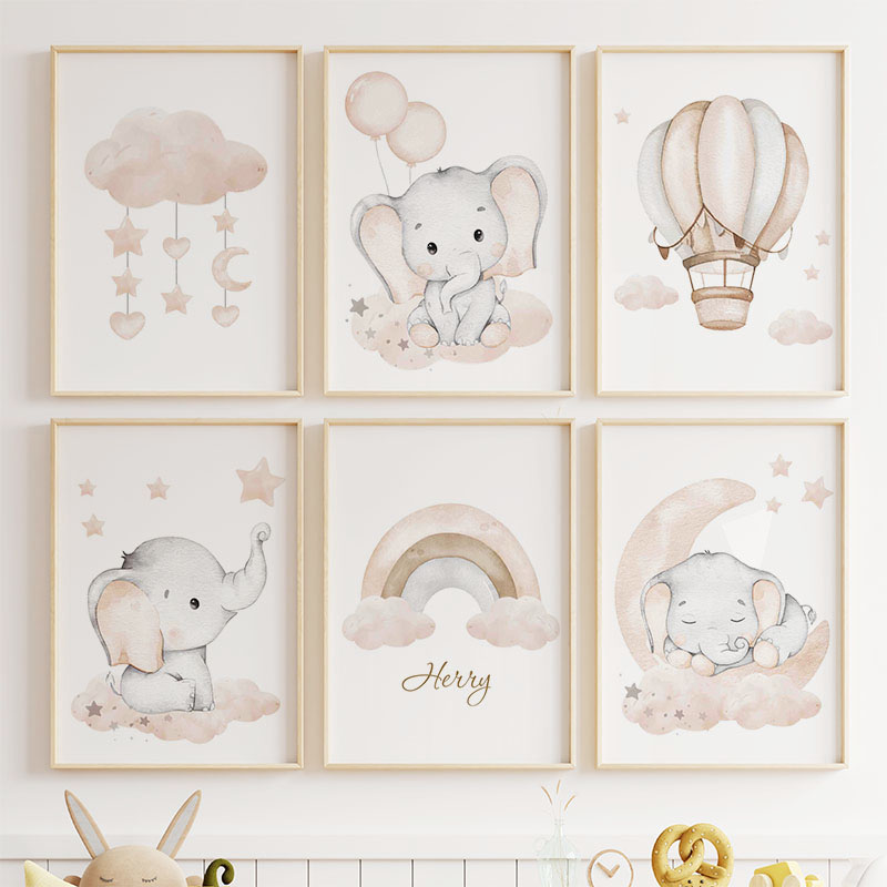 Niedlicher Elefant, heißer Bal – Baby Nursery Kids Bewertung und Preis