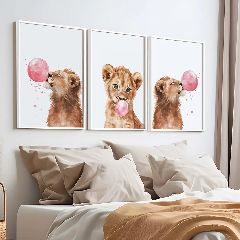 Löwenbaby Kinderzimmer Wandkun – Baby Nursery Animal Theme Bewertung und Preis