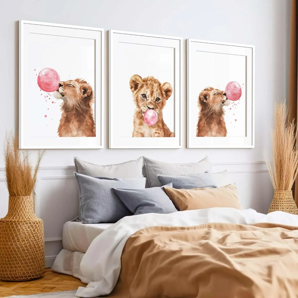 Löwenbaby Kinderzimmer Wandkun – Baby Nursery Animal Theme Bewertung und Preis