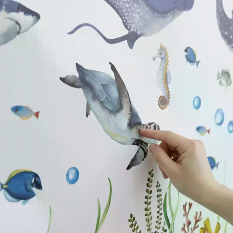 Wandtattoos mit Meereslebewese – Baby Nursery Wallpaper Bewertung und Preis