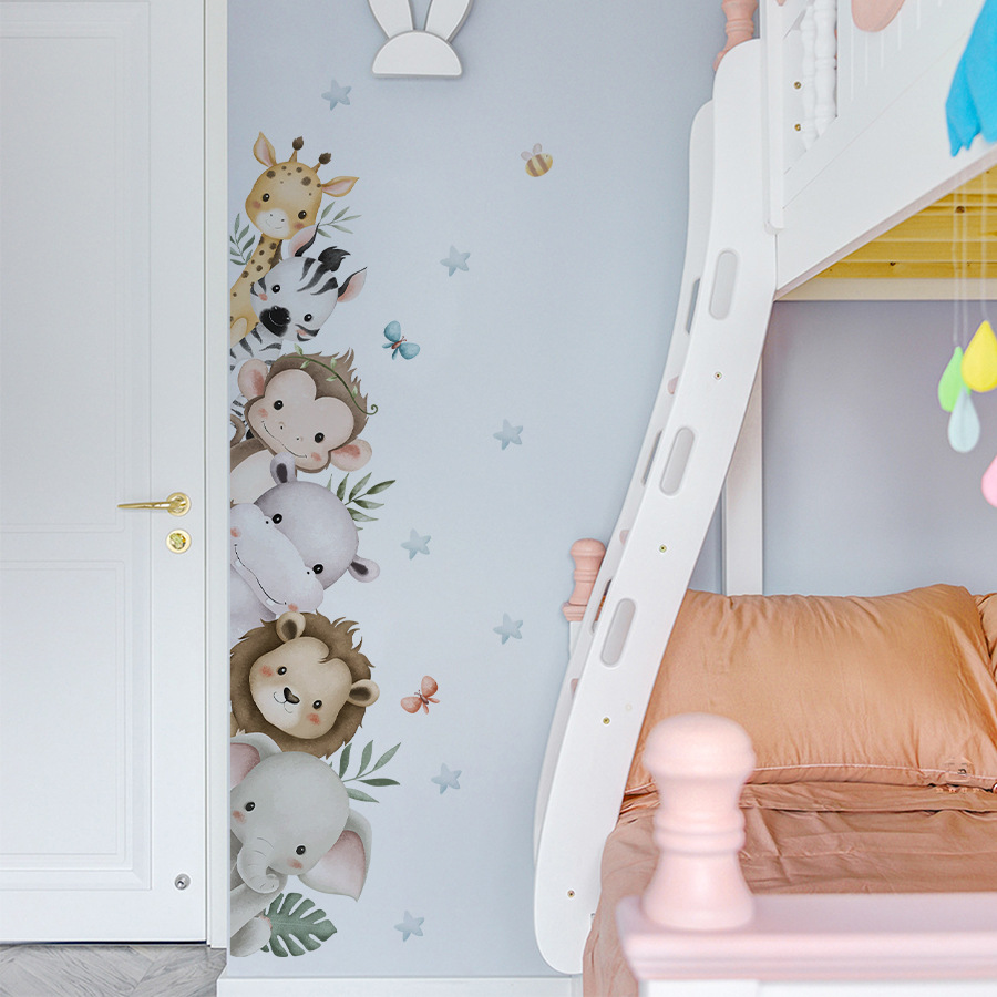 Türaufkleber, Aquarell, niedli – Baby Nursery Jungle Animals Bewertung und Preis