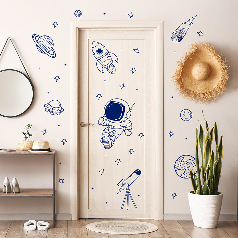 Wandaufkleber mit Cartoon-Univ – Baby Nursery Wallpaper Bewertung und Preis